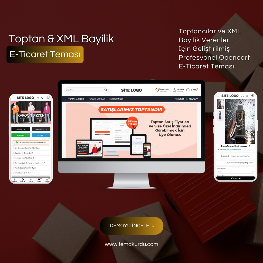 Toptan E-Ticaret Teması